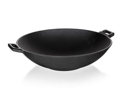 BANQUET Pánev WOK litinová EXCELLENT průměr 36,5 cm, černá