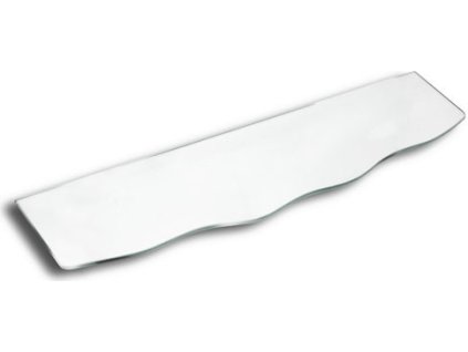 Polička ORFEUS sklo/chrom 52 x 13 cm