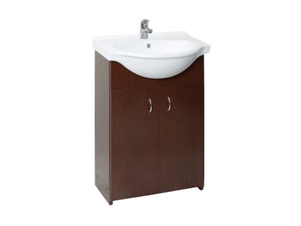 Skříňka s umyvadlem Simple 55 cm wenge