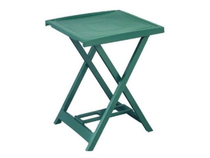 Zahradní plastový stůl Arno zelený - 50 cm