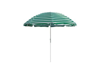 Plážový slunečník Happy Green 230 cm zelené pruhy