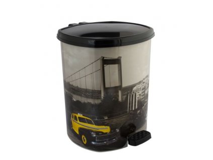 Plastový odpadkový koš 17,5 l auto na mostě