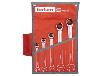 Sada ráčnových očkoplochých klíčů Fortum 5 ks