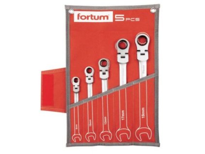 Sada ráčnových očkoplochých klíčů Fortum 5 ks
