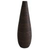 Polyresinová váza tmavá 37,5 cm