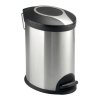 Nerezový odpadkový koš Orion 5 l oválný