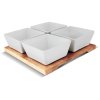 Servírovací misky 4ks, 19x19 cm Bamboo Lamart - LT9018
