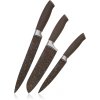BANQUET Sada nožů s nepřilnavým povrchem 3ks PREMIUM DARK BROWN