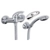 Sprchová baterie nástěnná komplet 150 mm, chrom 55160,0-Novaservis Metalia 55