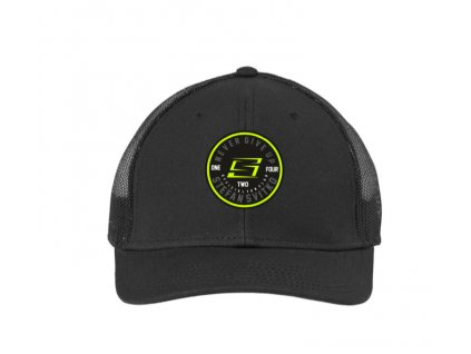 Čierna šiltovka NEVER GIVE UP „S“