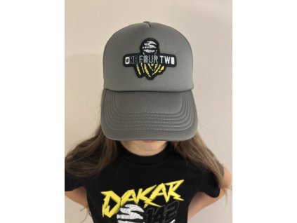 Detská šiltovka  Dakar 2026 - šedá