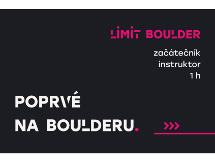 Kurz: Poprvé na boulderu (Limit)