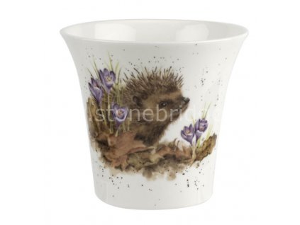 Wrendale obal na květiny nebo bylinky ježek Hedgehog 10cm