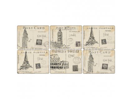 Pimpernel Postcard Sketches stredni 6ks
