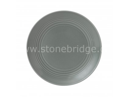 701587150323 Royal Doulton Gordon Ramsay Maze Dark Grey Plate 22cm 8in