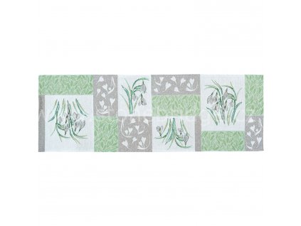 Sander Snowdrops gobelin stredovy pas 32x96cm