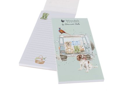 Wrendale shoppinglist nakupni seznam magnet psi