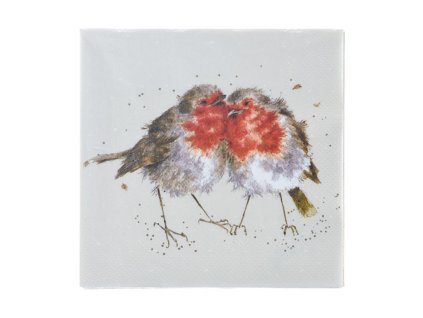 wrendale papirove ubrousky 33 x 33 cm snuggled together wrendale designs ptacci fop