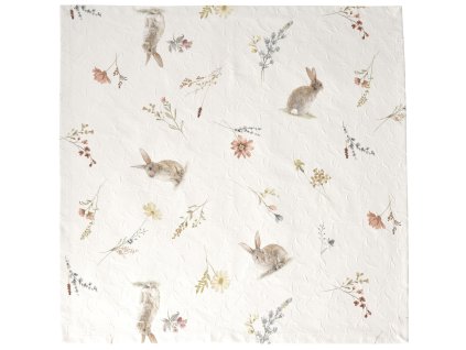 Sander textilni ubrus ctverec Bunny Bloom KH 40x40