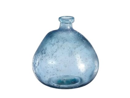 Mica Decorations Organic vaza sklenena modra