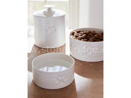 Sophie Conran white porcelain small large pet bowl web opt