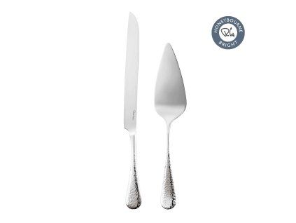 HONBR1095V2 Honeybourne 2pc Cake Serving Set wb