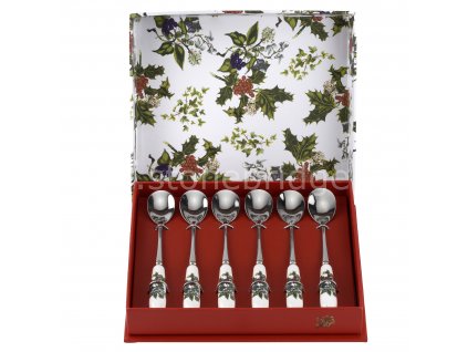 Holly Ivy Tea Spoons S 6