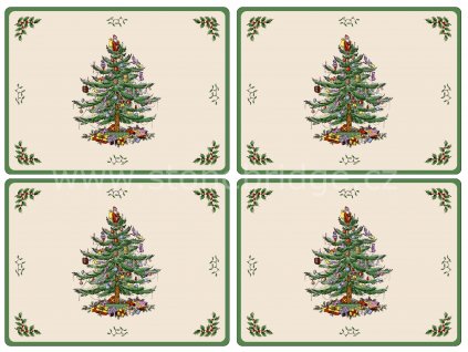 Christmas Tree Large Placemats S 4