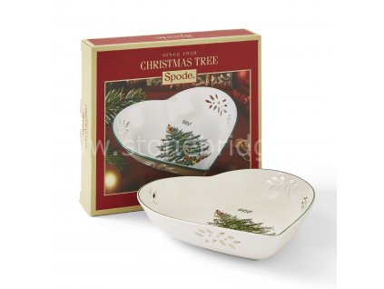 Christmas Tree Pierced Heart Dish 2