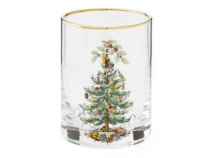 Christmas Tree Double Old Fashioned Glasses S 4