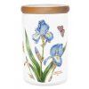 Botanic Garden doza mala s drevenym vickem 18cm Iris Kosatec