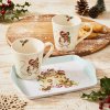 Wrendale set 2 hrnku tacek vanocni mysky holly jolly mug set2