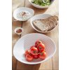 White Summer Dining Salad Bowl