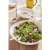 White Summer Dining Large Salad Bowl