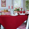 Tischdecke rot 01