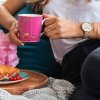 3. pink bird mug lifestyle