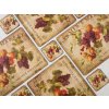 Pimpernel Abundant Fall korkove prostirani set4 velke4
