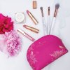 pink cosmetic bag isolated