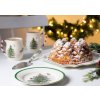Christmas Tree Mug With Peppermint Handle S 4 Cake Slice 8 Inch Plate
