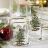 Christmas Tree Double Old Fashioned Glasses S 4 Highball Glass S 4 1