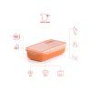 airtight container 500ml orange