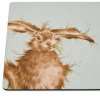 wrendale coloured green hare large placemats s 4 4
