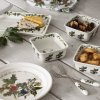 Holly Ivy Mini Square Dishes S 3 3