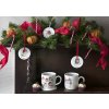 WRENDALE MUGS AND DECS ON MANTEL 2016