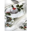 Holly Ivy Pierced Footed Cake Plate
