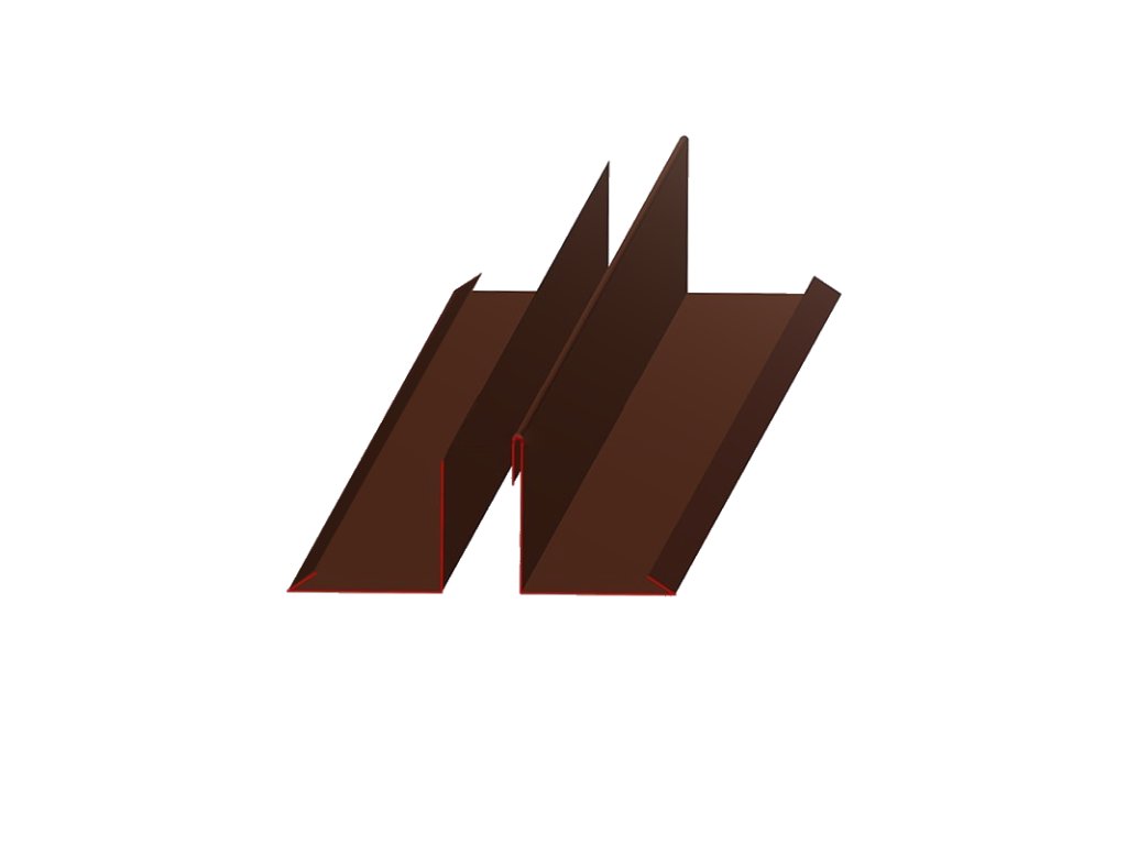 rozdelovacia lista delena pozink rs 320 mm vizual