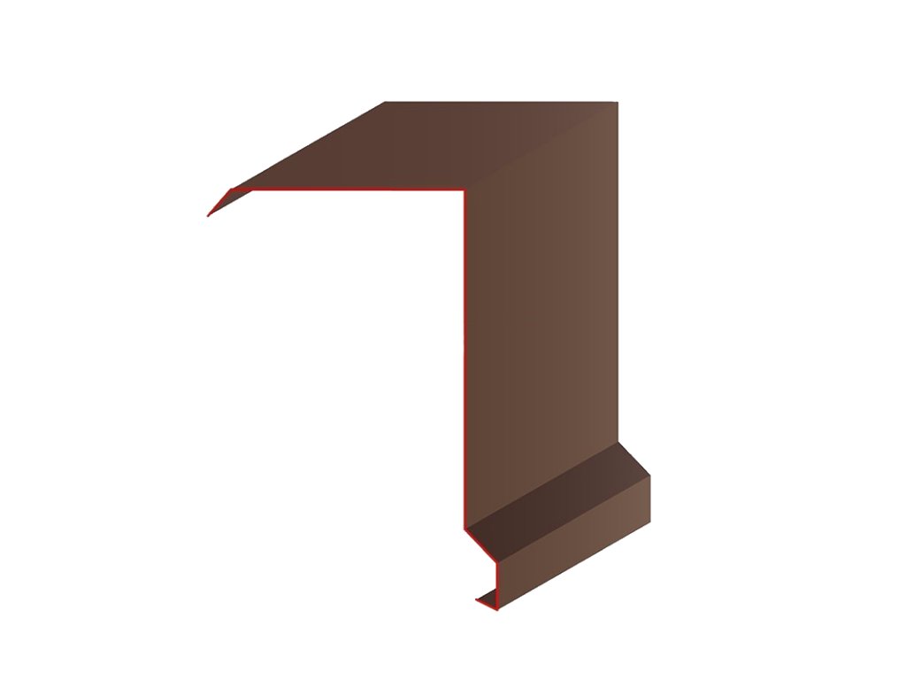 zaveterna lista na krytinu pozink rs 310 mm vizual