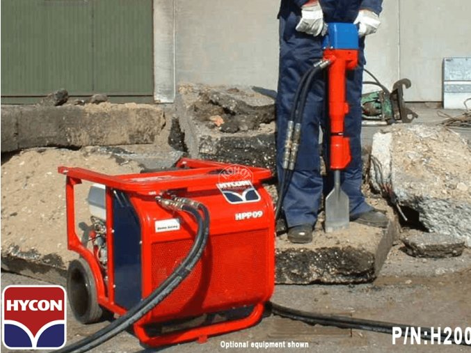 hydraulicky agregat hycon hpp09+kladivo2