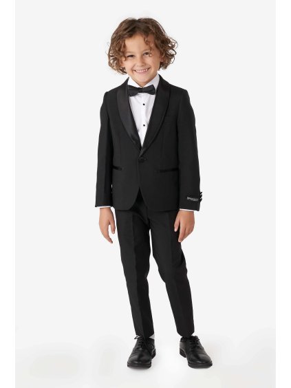 Chlapecky Smoking Boys Tuxedos Jet Set Black1