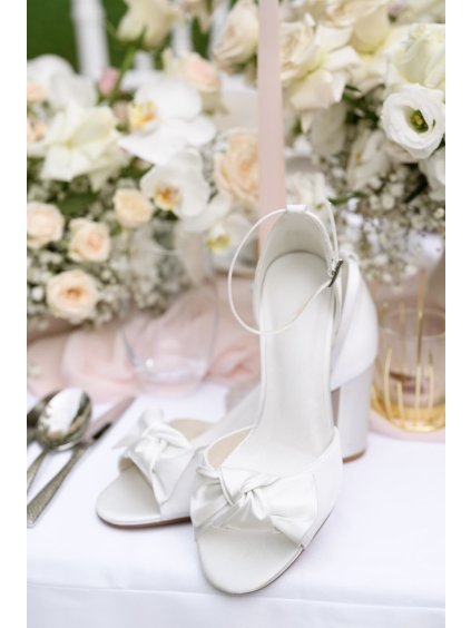 Studioagnes svatebni obuv smetanova s masli Diane 6
